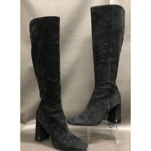 Sam Edelman Caprice Knee High Boot Black Suede Womens Size 9